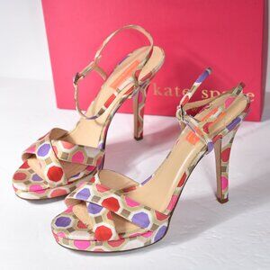 Kate Spade Florence Broadhurst Ankle Strap Heel Sandals size 10